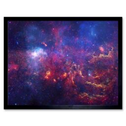 Artery8 Hubble Space Telescope Image The Great Observatories Examine The Galactic Center Region Of Milky Way Galaxy Chandra Observatory Spitzer - thumbnail 1