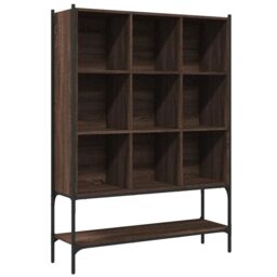 Berkfield Home Bookcase Brown Oak 102x30x141.5 cm Engineered Wood - thumbnail 2