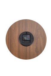 Living and Home 12-Inch Modern Roman Numeral Wood Grain Silent Luminous Wall Clock in Brown - thumbnail 6