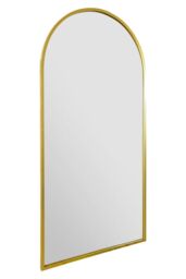 "MirrorOutlet The Arcus Gold Framed Arched Leaner/Wall Mirror 71"" X 35"" (180CM X 90CM) - Size: 1 Pack" - thumbnail 4