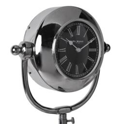 WILLIAM WIDDOP Tripod Clock in Silver - thumbnail 3