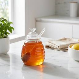 Garden Greatness Frasco Glass Honey Jar With Dipper - Size: 1 Pack - thumbnail 2