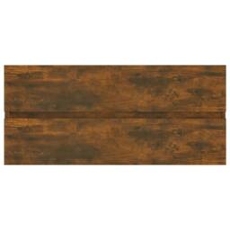 Berkfield Home Sink Cabinet Smoked Oak 100x38.5x45 cm Engineered Wood in Brown - thumbnail 3