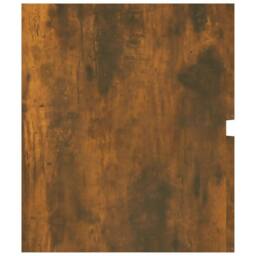 Berkfield Home Sink Cabinet Smoked Oak 100x38.5x45 cm Engineered Wood in Brown - thumbnail 5