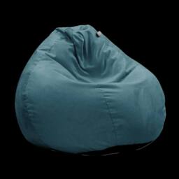 rucomfy Beanbags rucomfy Indoor Adults Classic Slouchbag Bean Bag Chair - Velvet Seat in Teal - thumbnail 2
