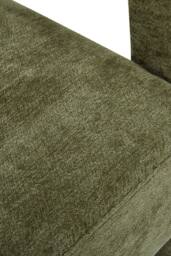 Living and Home Chenille Upholstered Accent Chair with Lumbar Pillow in Green - thumbnail 5