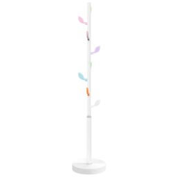 Berkfield Home Coat Stand White 172 cm Powder-coated Iron - thumbnail 6