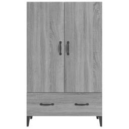 Berkfield Home Highboard Grey Sonoma 70x31x115 cm Engineered Wood - Size: 70 x 31 x 115 cm - thumbnail 5