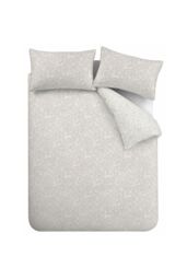 Bianca 'Woodland' 200 Thread Count Cotton Reversible Duvet Cover Set in Natural - Size: King - thumbnail 5