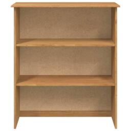 "Berkfield Home Hutch ""ASKIM"" 91x30x104 cm Solid Wood Pine in Brown - Size: 91 x 30 x 104 cm" - thumbnail 4