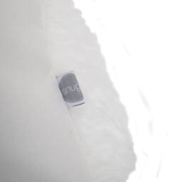SNUGRUGS Mongolian Long Curly Wool Sheepskin Cushion with Cushion - 60cm x 60cm in White - Size: 60 cm x 60 cm - thumbnail 3