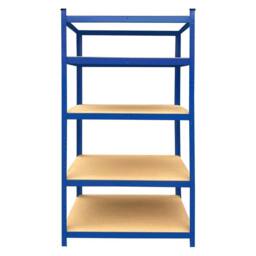 EONLION 5 Tier Garage Racking Shelving Storage in Blue - Size: 1000mm × 2000mm - thumbnail 1