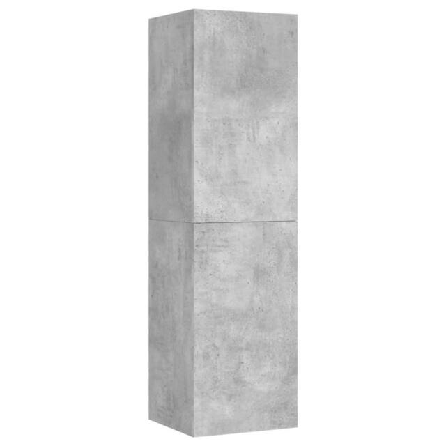 Berkfield Home TV Cabinet Concrete Grey 30.5x30x110 cm Engineered Wood - image 1