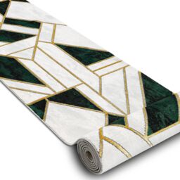RugsX Exclusive Emerald Runner in Green - Size: 70 cm x 410 cm - thumbnail 2