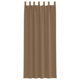 Berkfield Home Voile Curtains with Loops 2 pcs Light Brown 140x260 cm - thumbnail 4