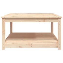 Berkfield Home Garden Table 82.5x82.5x45 cm Solid Wood Pine in Brown - thumbnail 6