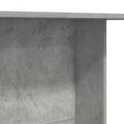 Berkfield Home Dining Table Concrete Grey 110x60x75 cm Engineered Wood - Size: 110 x 60 x 75 cm - thumbnail 8