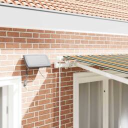 Berkfield Home Manual Retractable Awning with LED Green & Yellow 300x250 cm - thumbnail 4