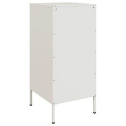 Berkfield Home Sideboards 2 pcs White 36x39x79 cm Steel - Size: 36 x 39 x 79 cm - thumbnail 9