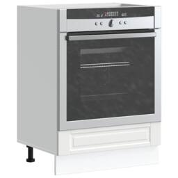 Berkfield Home Oven Cabinet Porto White Engineered Wood - thumbnail 1