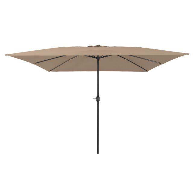 Berkfield Home Square Garden Umbrella 295x245 cm Taupe