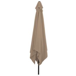 Berkfield Home Square Garden Umbrella 295x245 cm Taupe - thumbnail 3