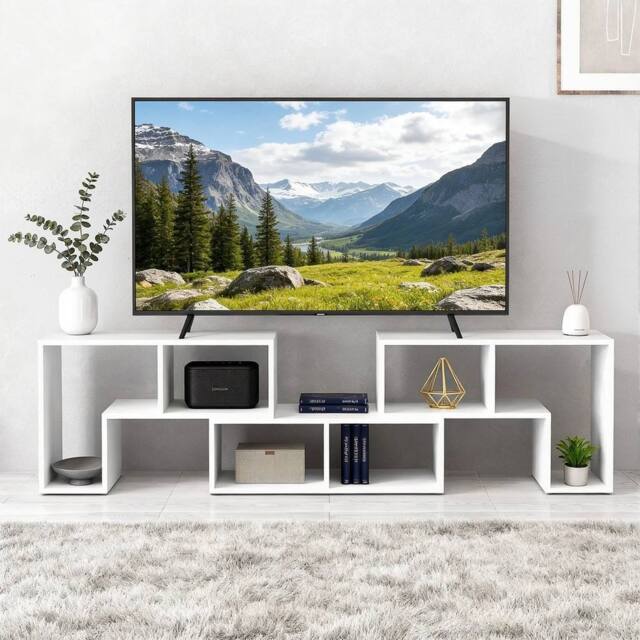 SPETLEK Free Combination TV Stand in White - Size: 0.6m2 - image 1