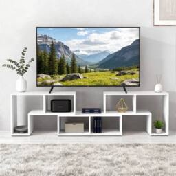 SPETLEK Free Combination TV Stand in White - Size: 0.6m2 - thumbnail 1