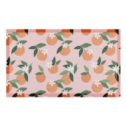 Artsy Mats Oranges Doormat (70 x 40cm) in White - Size: 40 cm x 70 cm - thumbnail 2