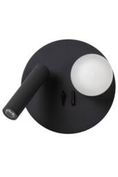 Netlighting Lucide MATIZ Bedside lamp LED 1x3 7W 3000K USB charging point Black - thumbnail 2