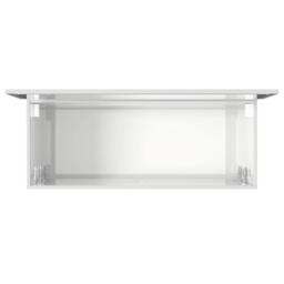 Berkfield Home Bathroom Cabinet with Mirror High Gloss White Engineered Wood - thumbnail 8