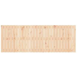 Berkfield Home Wall Headboard 166x3x60 cm Solid Wood Pine in Light Brown - Size: 166 x 3 x 60 cm - thumbnail 4