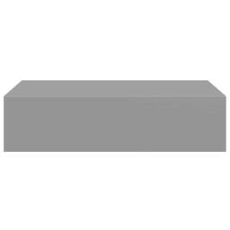 Berkfield Home Wall-mounted Drawer Shelf Grey 40x23.5x10cm MDF - Size: 40x23.5x10 cm - thumbnail 6