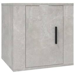 Berkfield Home 2 Piece TV Cabinet Set Concrete Grey Engineered Wood - thumbnail 6