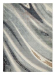 The Rug Shop UK Modern Abstract Polyester Area Rug Grey - Size: 200 cm x 290 cm - thumbnail 5