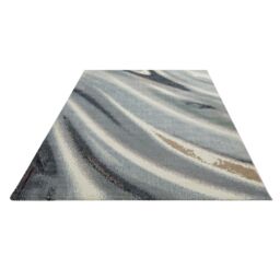 The Rug Shop UK Modern Abstract Polyester Area Rug Grey - Size: 200 cm x 290 cm - thumbnail 2
