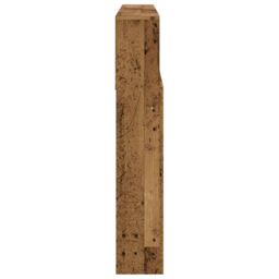 Berkfield Home Headboard Cabinet Old Wood 140x19x103.5 cm in Brown - thumbnail 5