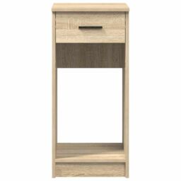 Berkfield Home Computer Tower Stand with Drawer Sonoma Oak 35x45x77 cm in Brown - Size: 35 x 45 x 77 cm - thumbnail 5