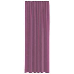 Berkfield Home Voile Curtains with Rod Pockets 2 pcs Purple - thumbnail 4