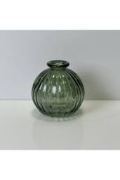 KDMD Vintage Green Round Bottle - thumbnail 1