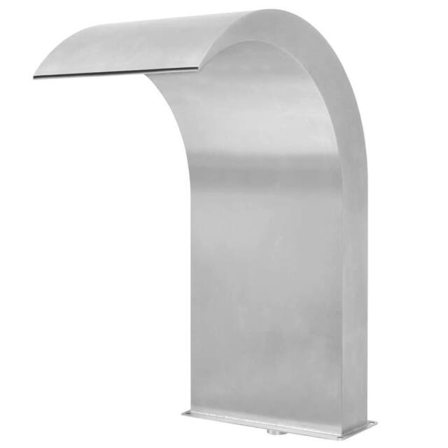 Berkfield Home Pool Fountain Stainless Steel 45x30x65 cm Silver - Size: 45 x 30 x 65 cm - image 1