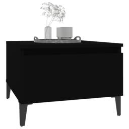 Berkfield Home Side Table Black 50x46x35 cm Engineered Wood - Size: 50 x 46 x 35 cm - thumbnail 4