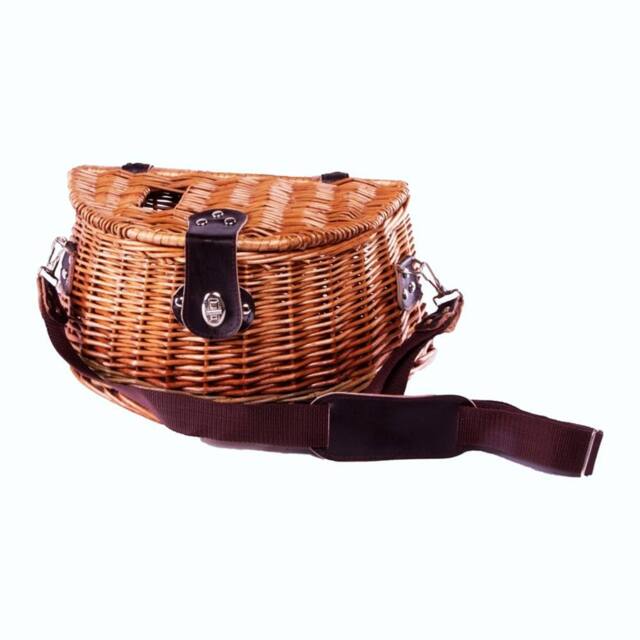 Red Hamper Flying Fishing Creel in Brown - image 1