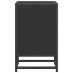 Berkfield Home Elegant Bedside Cabinets 2 pcs Black 40x31x50 cm Engineered Wood - Size: 40 x 31 x 50 cm - thumbnail 7