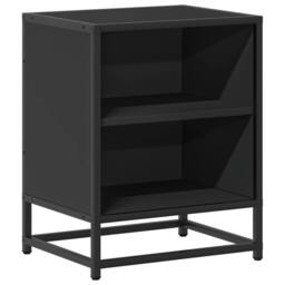 Berkfield Home Elegant Bedside Cabinets 2 pcs Black 40x31x50 cm Engineered Wood - Size: 40 x 31 x 50 cm - thumbnail 6