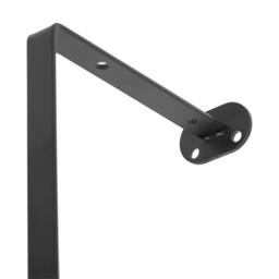 Havendro Wall Mounted Bathroom Towel Rack Wooden Shelf in Brown - thumbnail 8