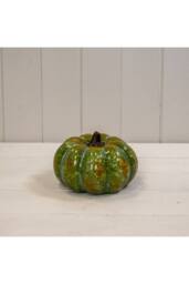 KDMD Large Green Ceramic Vintage Style Pumpkin - thumbnail 1