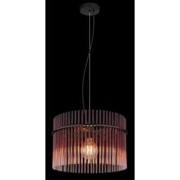 Netlighting Gorley Pendant Ceiling Light Matt Black Blackberry Glass Shade 1x E27 - thumbnail 4