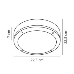 Nordlux Industrial Outdoor Ceiling Light Black Aluminium E27 Ceiling or Wall Mounting - Mains Powered, IP44 - thumbnail 5