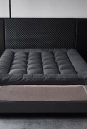 Ezysleep Grey 4 Inch Thick Super Soft Mattress Topper - Size: Double - thumbnail 2